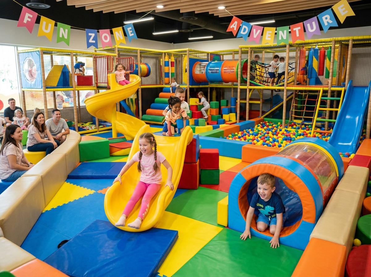 Soft play area kanak-kanak kecil